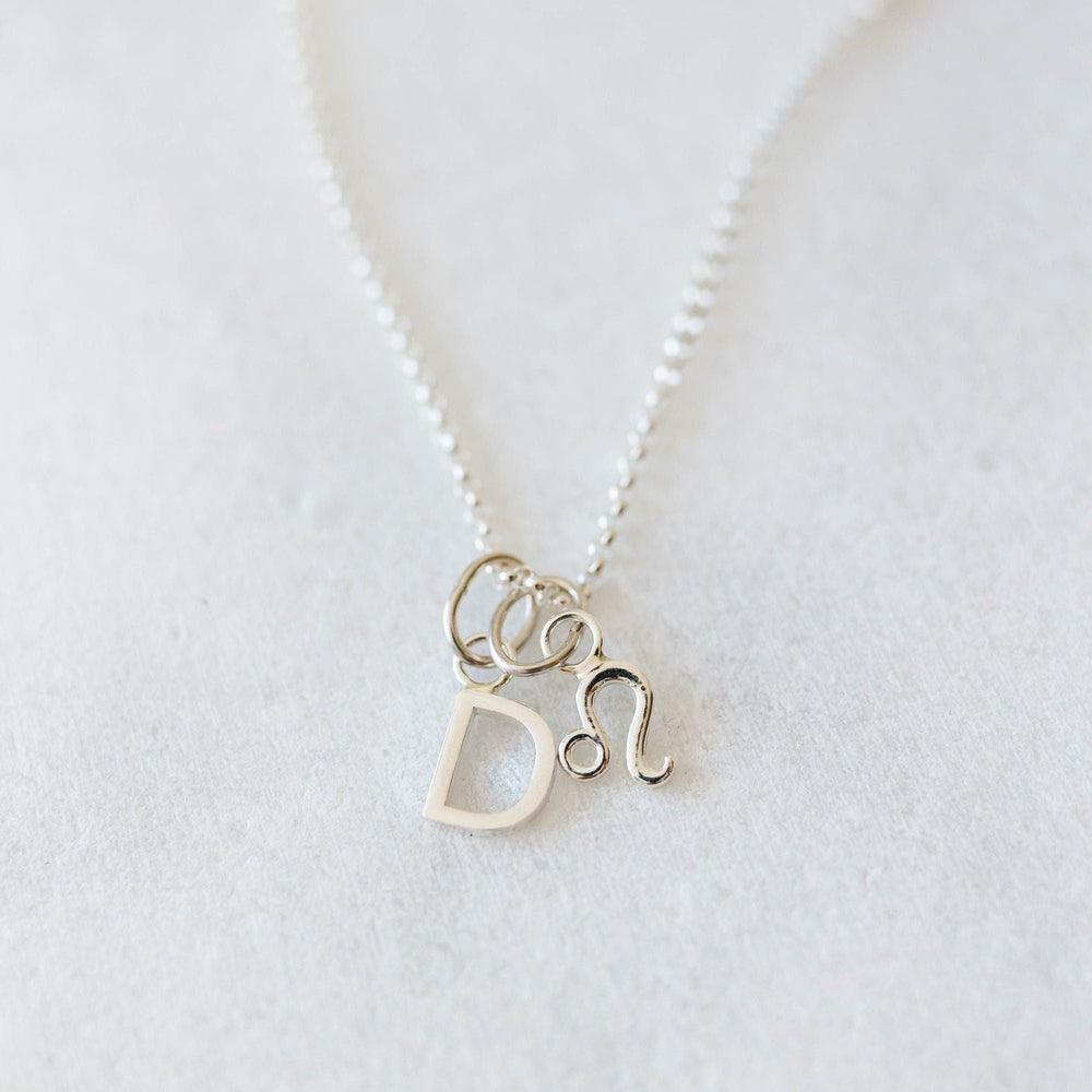 Letter initial charm 