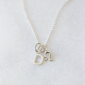 Letter initial charm 