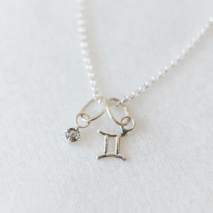 Ethical diamond charm 