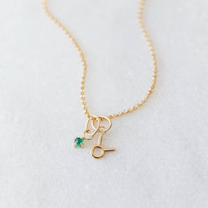 Zodiac sign charm 