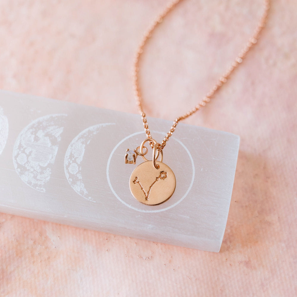 Zodiac constellation charm 