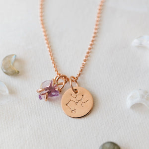 Zodiac constellation charm 