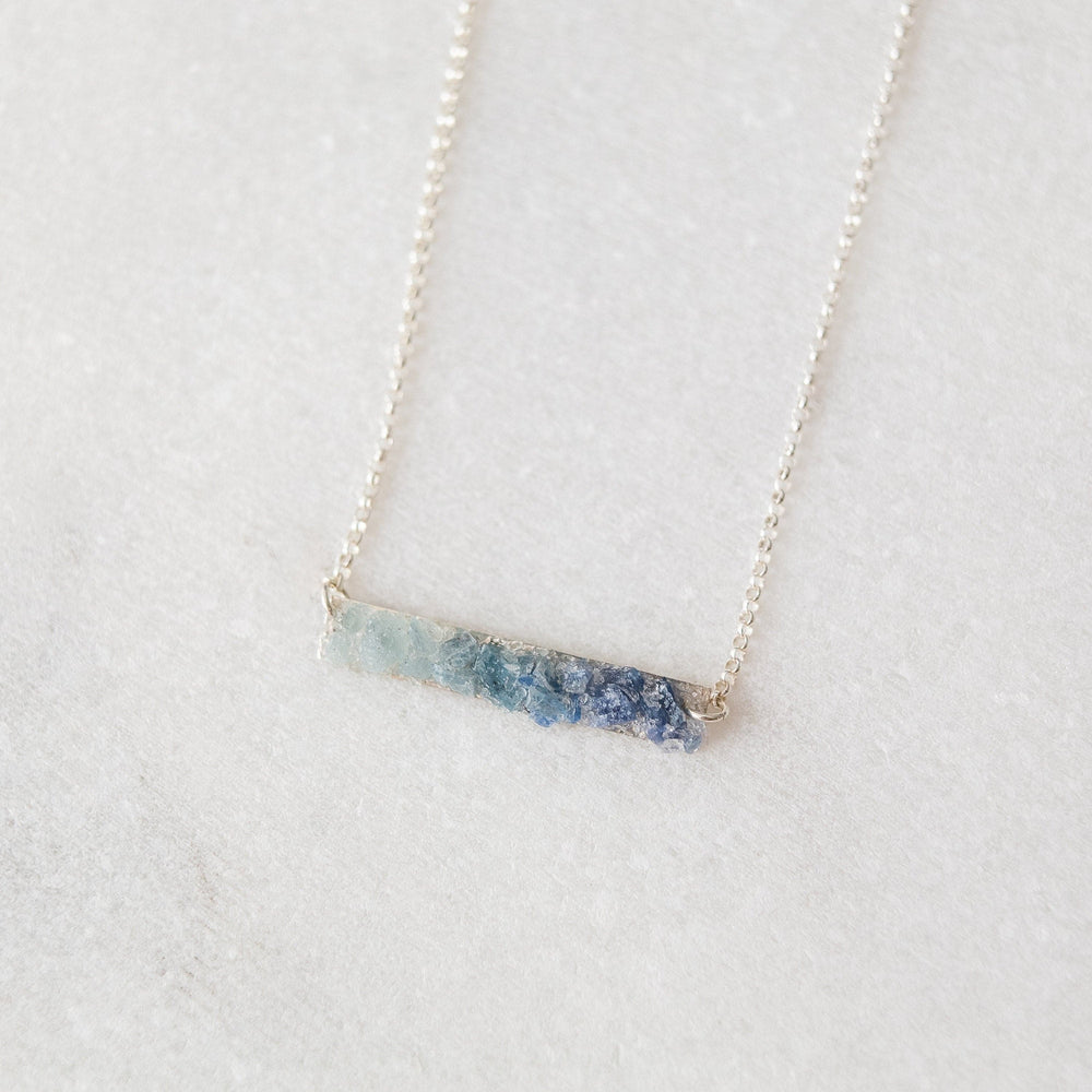 
            
                Load image into Gallery viewer, Blue ombre necklace
            
        