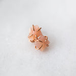 Pink opal earrings 
