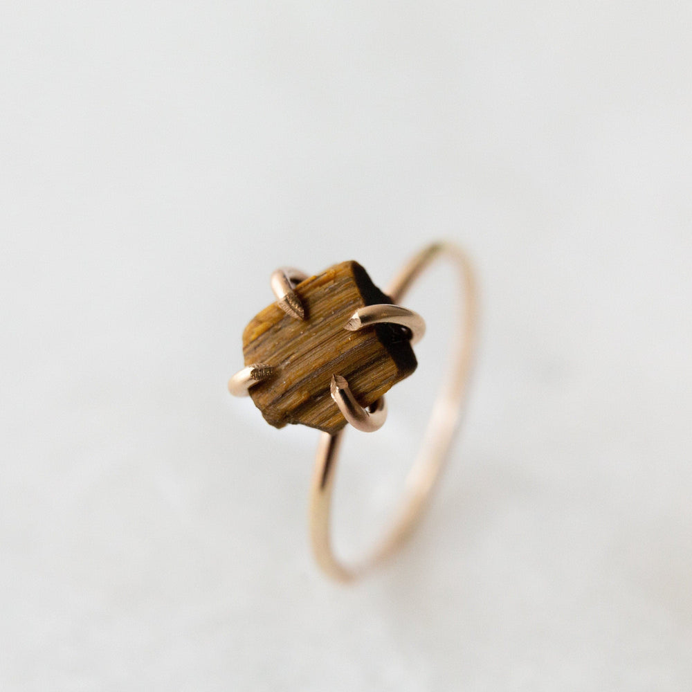 
            
                Load image into Gallery viewer, Raw tiger&amp;#39;s eye ring 
            
        