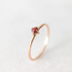 Natural ruby ring
