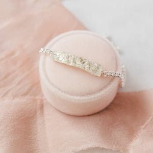 Raw diamond bracelet 