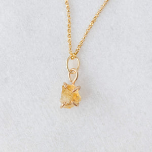 
            
                Load image into Gallery viewer, Raw citrine charm 
            
        
