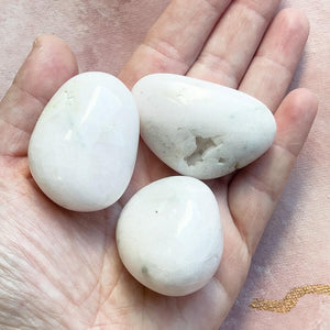 Mangano calcite palm stone - luxe.zen