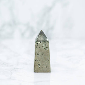
            
                Load image into Gallery viewer, Pyrite crystal tower - luxe.zen
            
        
