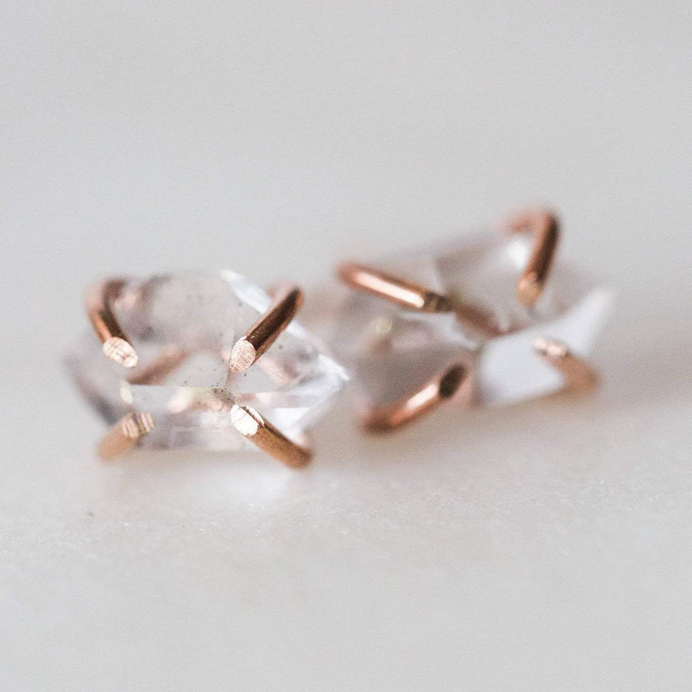 Raw diamond earrings - luxe.zen
