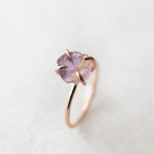 SAMPLE - Raw ametrine ring - luxe.zen