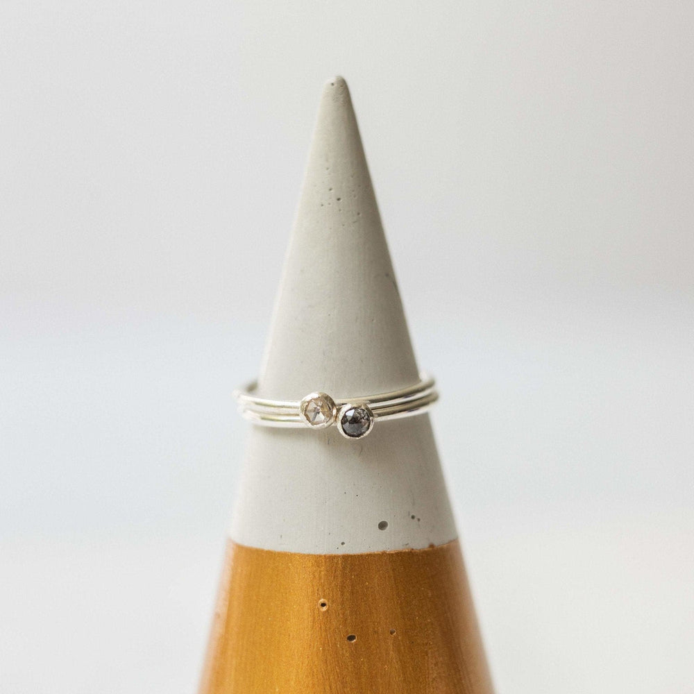 SAMPLE - Rosecut diamond ring - luxe.zen