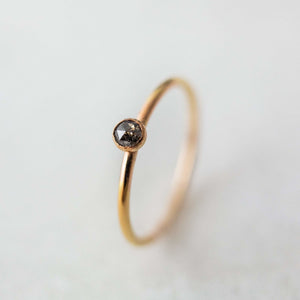 SAMPLE - Rosecut diamond ring - luxe.zen